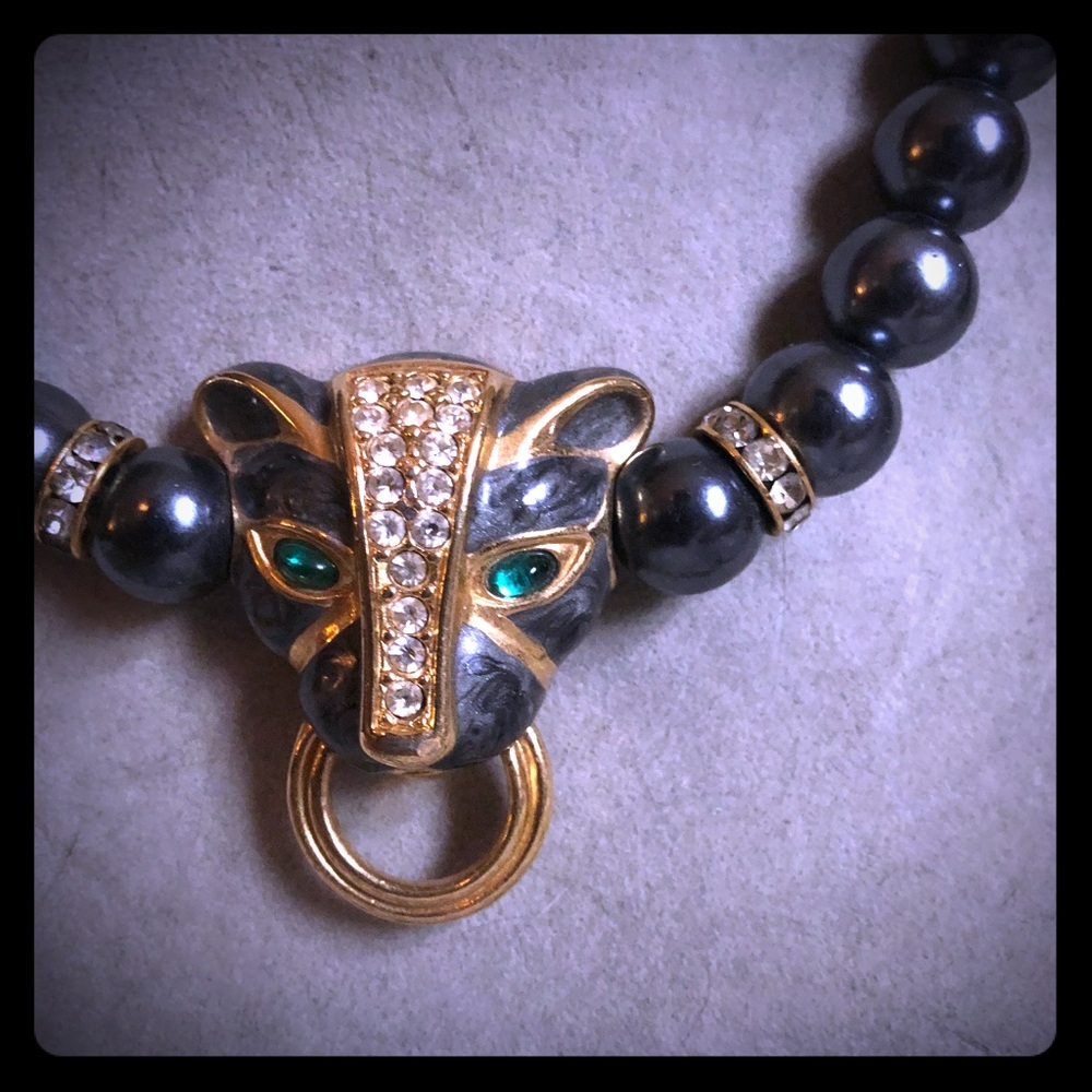 KJL for Avon Panther Necklace